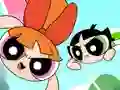 Lojë Powerpuff Girls: Smashing Bots në internet