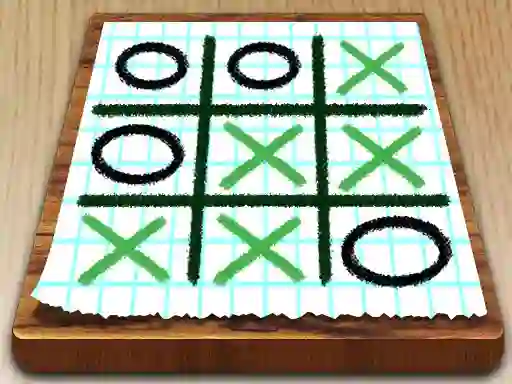 Lojë Tic Tac Toe Paper Note në internet