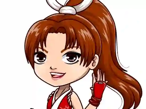 Lojë Chibi Fighter Dress Up Game në internet