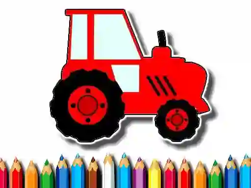 Lojë Easy Kids Coloring Tractor në internet
