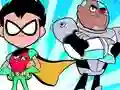 Lojë Teen Titans Jigsaw në internet