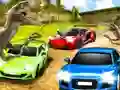 Lojë Dino Car Race në internet