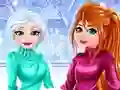 Lojë Sisters Winter Holiday Drama në internet