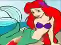 Lojë Princess Mermaid Coloring Game në internet