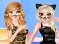 Lojë Princess Animal Style Fashion Party në internet