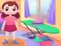 Lojë Cute house chores në internet