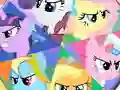 Lojë Pony Round Puzzle në internet