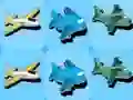 Lojë Big Fast Airplanes Match 3 në internet