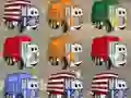 Lojë Garbage Trucks Matching në internet