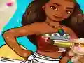 Lojë Moana Coloring Book në internet