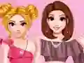 Lojë Trendy Ruffle Crop Top Dress Up në internet