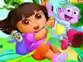Lojë Dora the explorer Hidden stars në internet