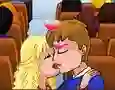Lojë Yellow Bus Kiss në internet