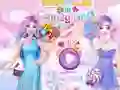 Lojë Barbie and Elsa in Candyland në internet