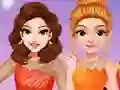 Lojë Princesses Ice Skating Dress Up në internet