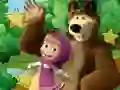 Lojë Little Girl And The Bear Hidden Stars në internet