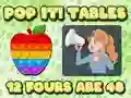 Lojë Pop It  Tables në internet