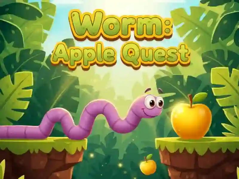 Lojë Worm:  Apple Quest në internet