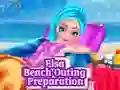 Lojë Elsa Beach Outing Preparation në internet