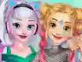Lojë Elsa and Rapunzel Future Fashion në internet