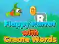 Lojë Flappy Parrot with Create Words në internet