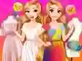 Lojë Princesses Outfit Coloring në internet