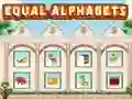 Lojë Equal Alphabets në internet