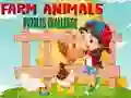 Lojë Farm Animals Puzzles Challenge në internet