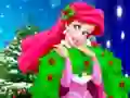 Lojë Ariel The Little Mermaid Christmas Dres Up në internet