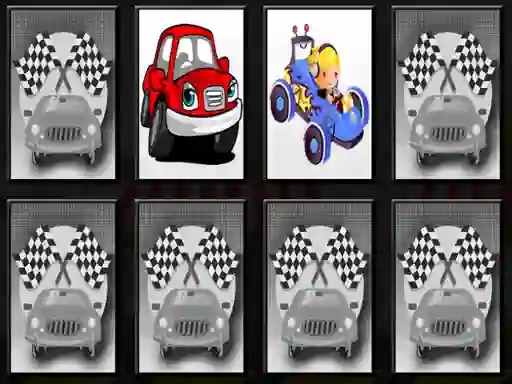 Lojë Racing Cars Memory në internet