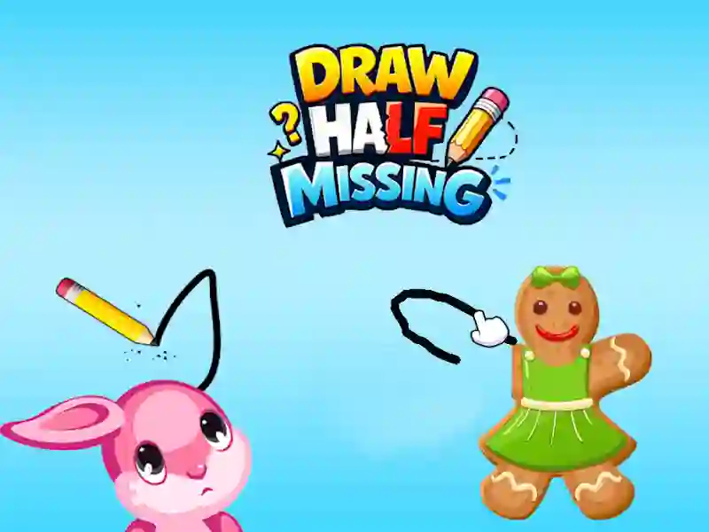 Lojë Draw Half Game në internet