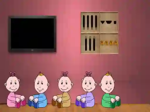 Lojë Naughty Baby Escape në internet