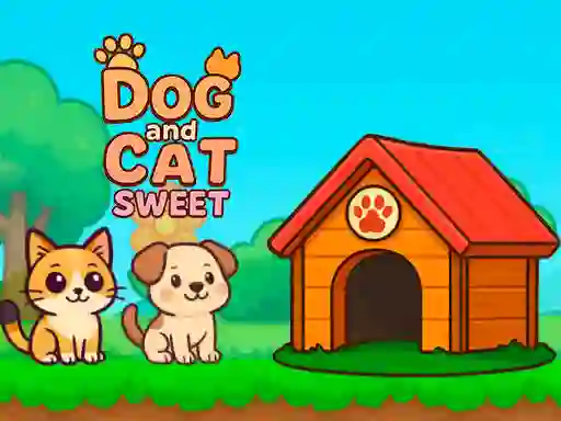 Lojë Dog and Cat Sweet në internet