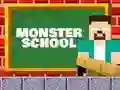 Lojë Monster School: Roller Coaster & Parkour në internet