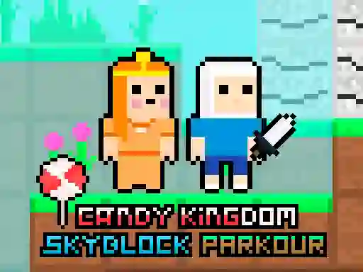 Lojë Candy Kingdom Skyblock Parkour në internet