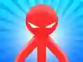 Lojë Red Stickman vs Monster School në internet
