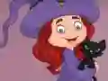 Lojë G2E Happy Witch Girl And Cat Room Escape në internet