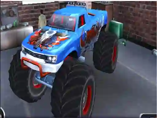 Lojë Monster Truck Stunt Adventure në internet