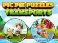Lojë Pic Pie Puzzles Transports në internet