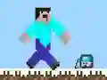 Lojë Noob Steve në internet