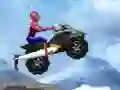 Lojë Spiderman Snow Scooter në internet