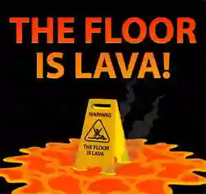 Lojë The Floor is Lava në internet