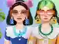 Lojë Fashionable maximalist makeup në internet