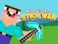 Lojë Noob vs Pro Stick War në internet