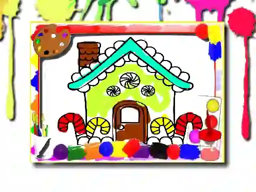 Lojë House Coloring Book në internet
