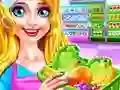 Lojë Supermarket Girl Cleanup në internet