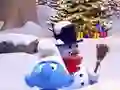 Lojë Smurfy Snowballs në internet