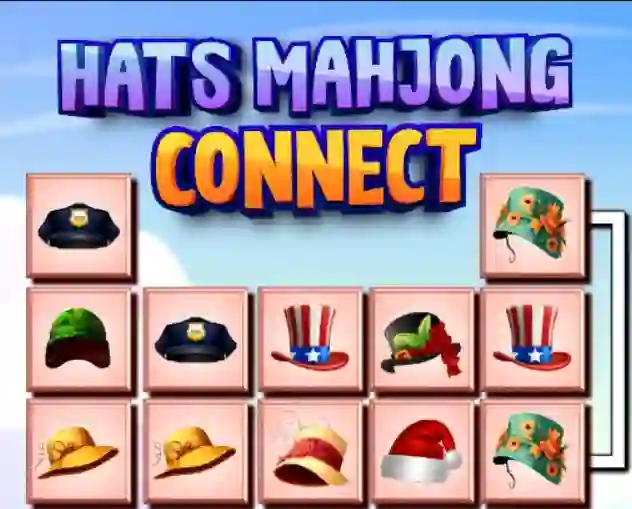 Lojë Hats Mahjong Connect në internet