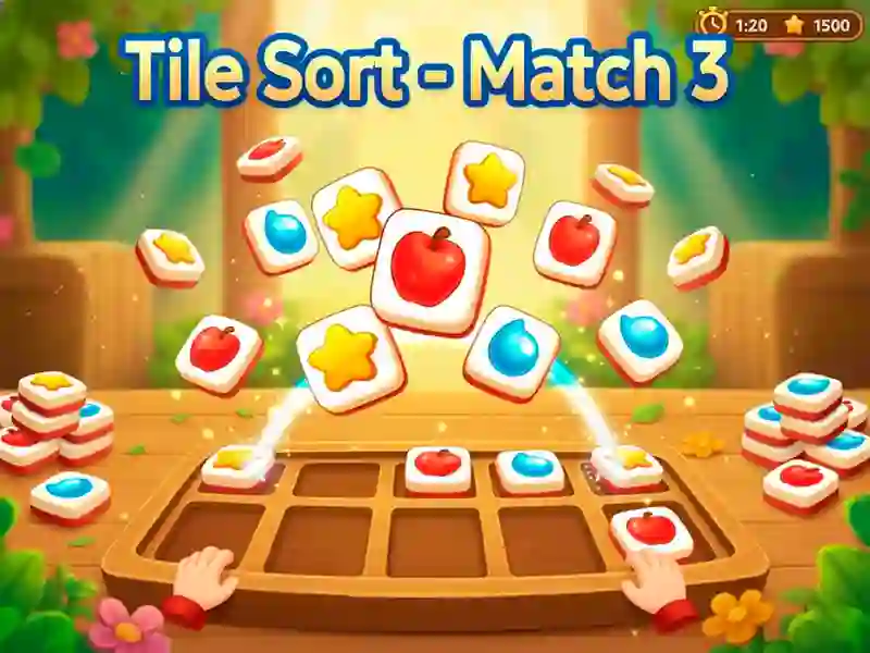 Lojë Tile Sort - Match 3 në internet