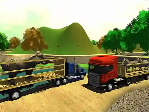 Lojë Offroad Animal Truck Transport Simulator 2020 në internet